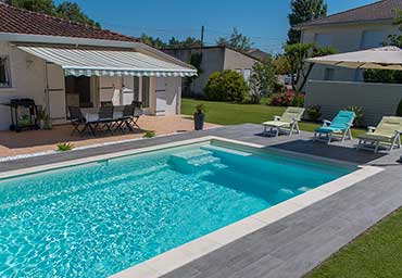 Piscine RAÏATEA 7 • 8,03 m x 4,12 m - fond plat 1,50 m