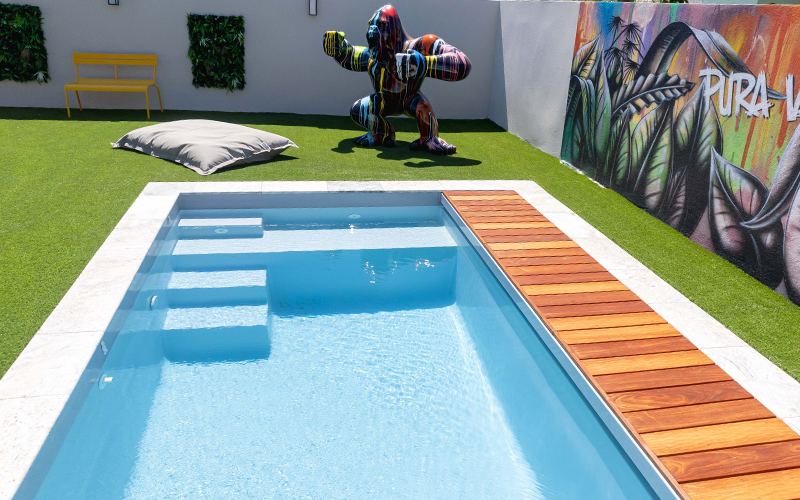 plan de grande piscine coque polyester aboral 77 - Melun